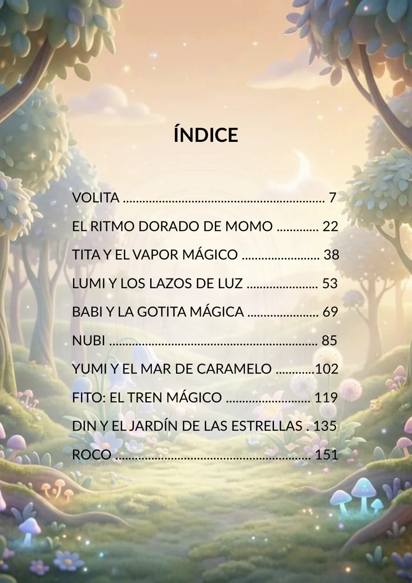 Índice de cuentos de Sentia Vol. 1